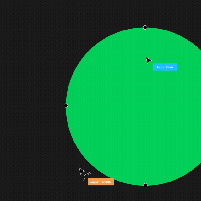 Interface design tool with real-time collaboration