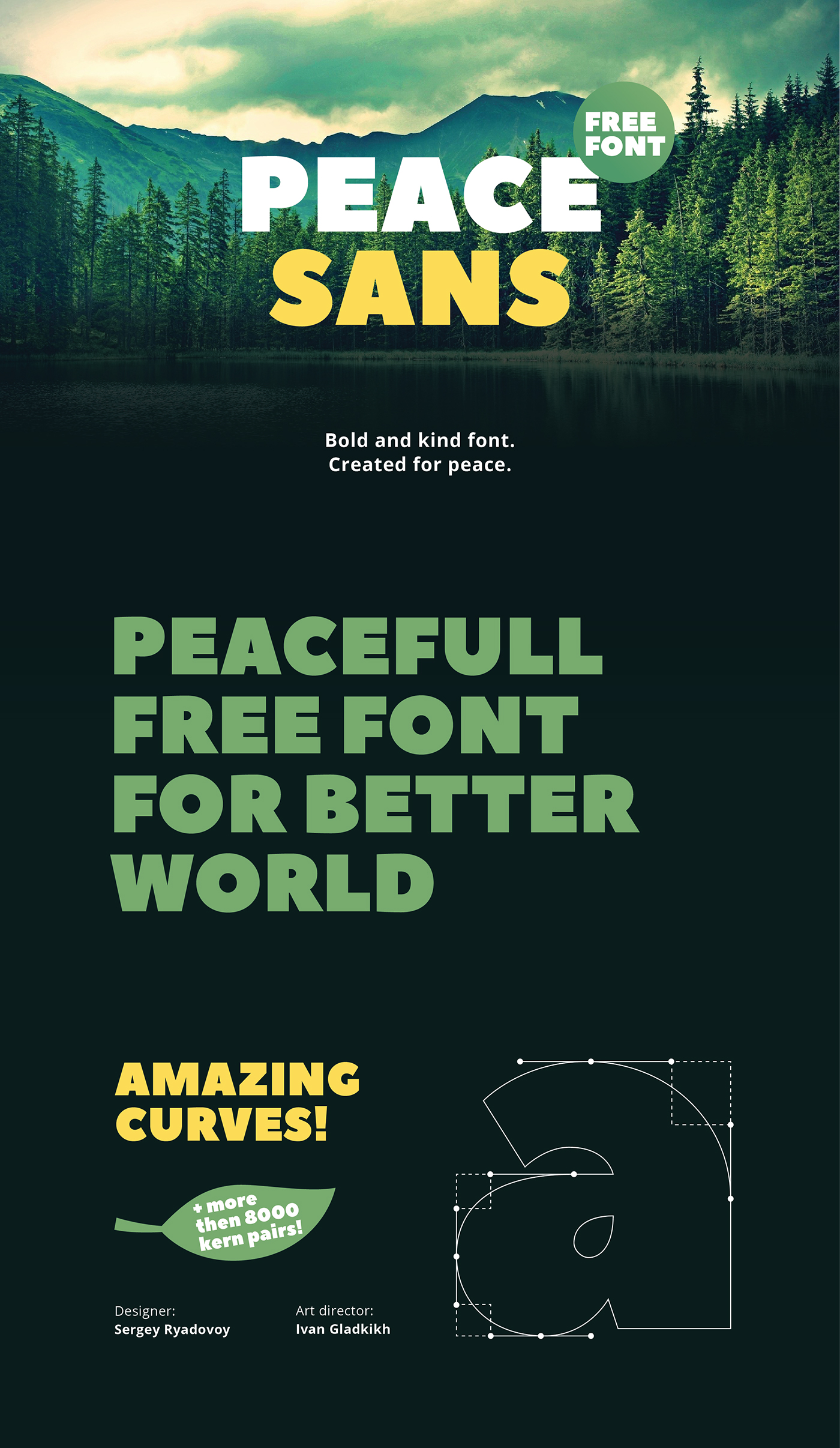 Peace Sans free font