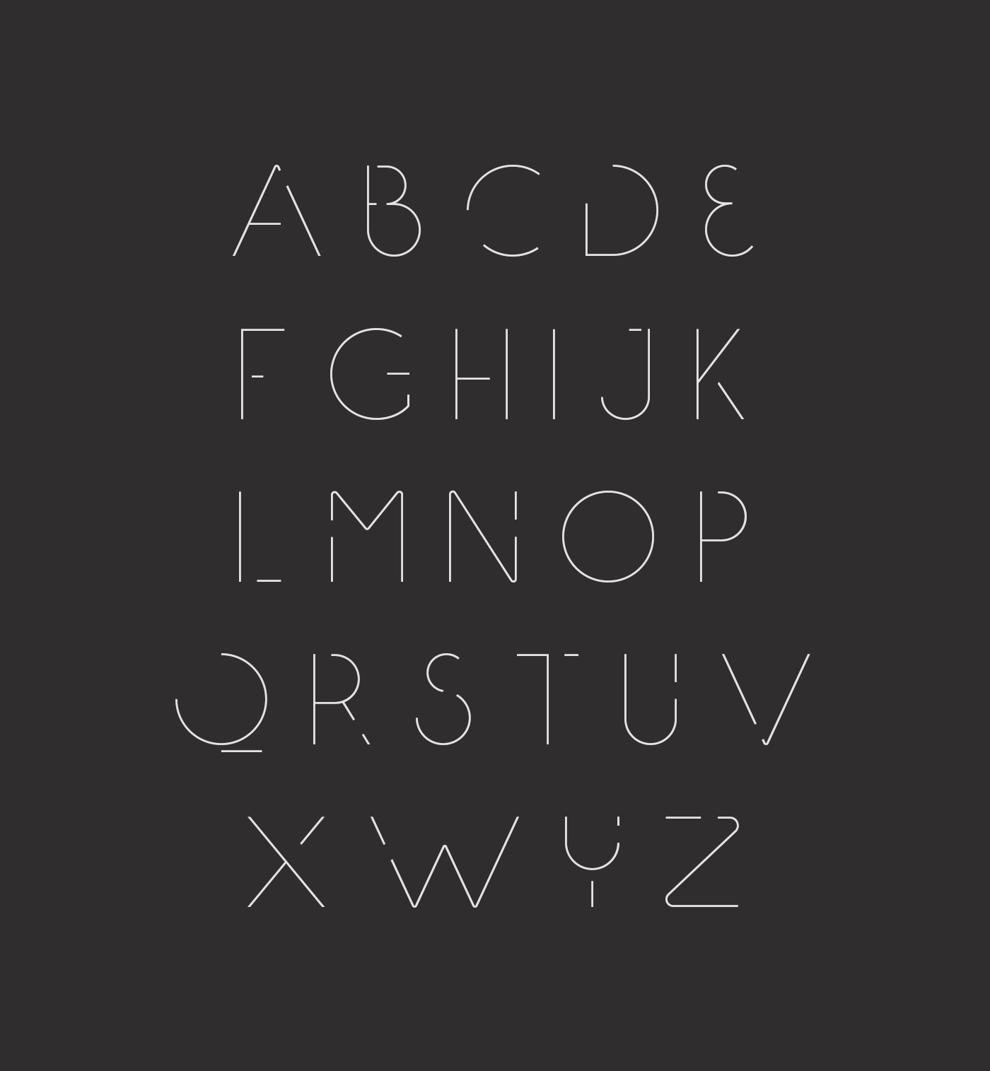 Speck Display - free typeface uppercase
