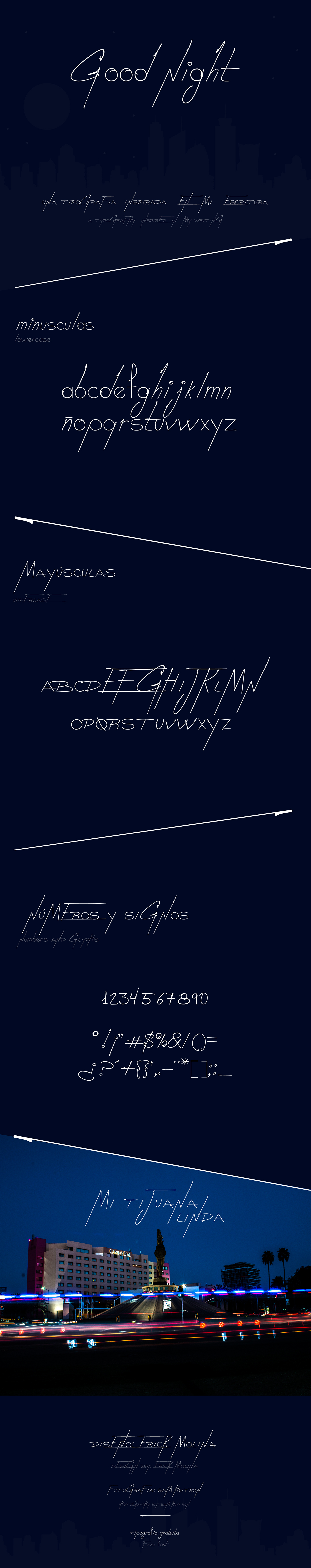 Good Night - Free Font