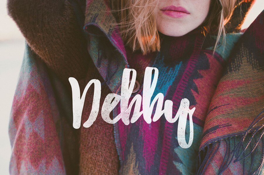 Debby free font