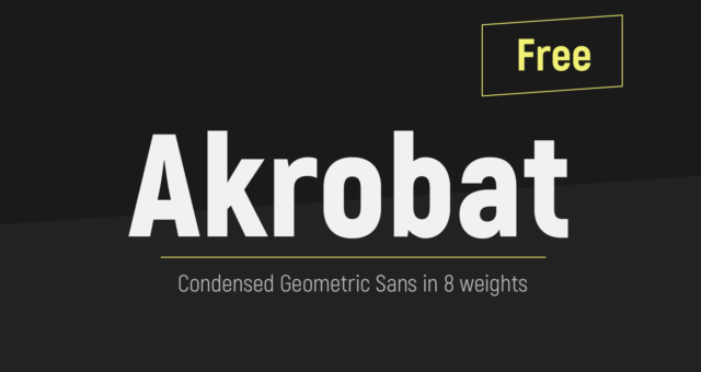 Akrobat Free Font