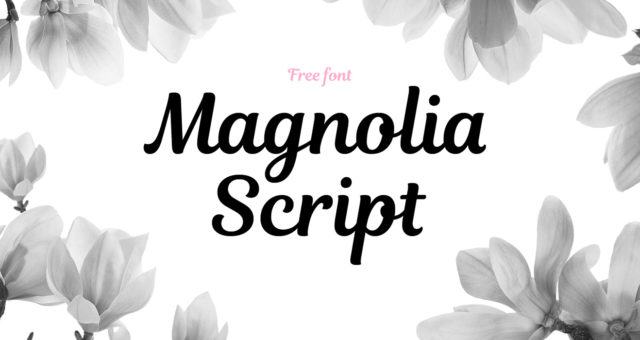 Magnolia Script free font
