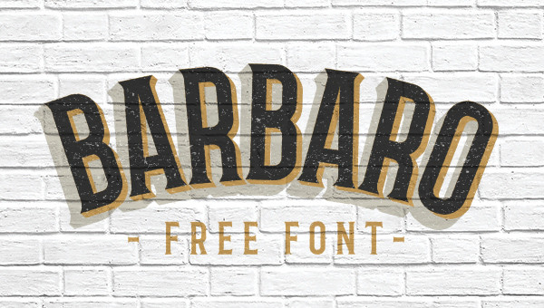 Barbaro free font