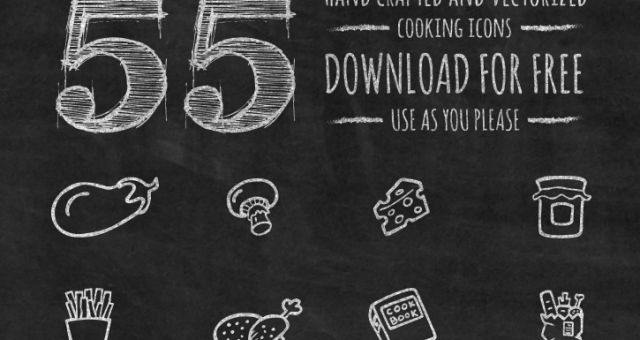 55  cool cooking hand drawn icons