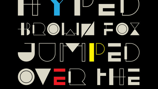 Hyped free typeface