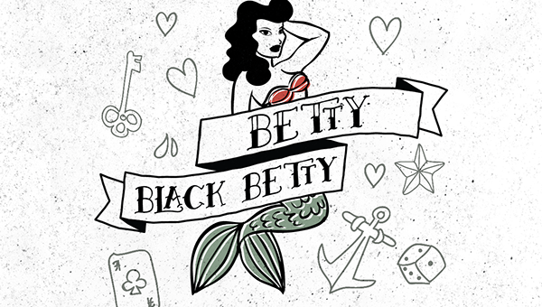 Free vintage Betty typeface