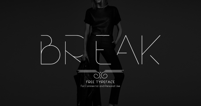 Break it’s one free elegante font family