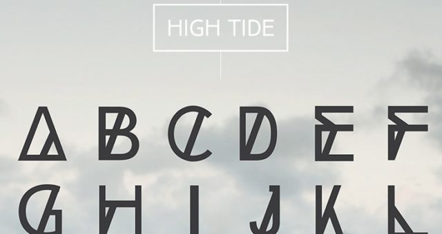High Tide free typeface
