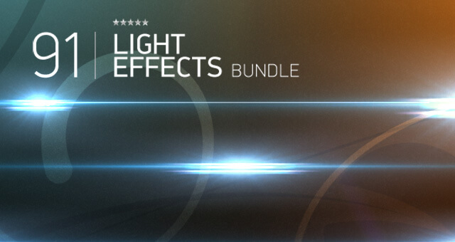 Free 91 Light effects bundle psd template