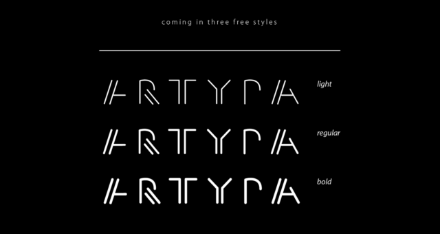 Artypa free font family